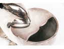 Antique English Victorian Silverplate Nautilus Spoon Warmer