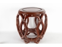 Asian Bentwood Drum Stool Or Side Table