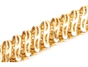Tiffany & Co. 18k Yellow Gold Fabulous Chunky Open Basket Weave Motif Bracelet, With Box