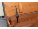 19th Century Blanket Chest With Blue Paint