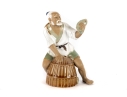 Chinese Dehua Style Porcelain Fisherman Figurine