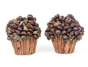 Pair Of Preserve Chestnut Topiaries