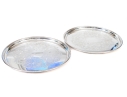 Pair Of Towle Silver Plated Serving Trays