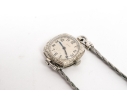 Vintage 14K White Gold Elgin Wristwatch