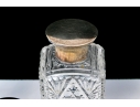 Antique Collection Of Five Sterling Silver Mounted Vanity Items