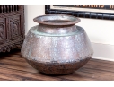Oversized Solid Copper Jardiniere