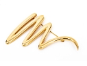 Tiffany & Co. 18k Yellow Gold Paloma Picasso Iconic Jumbo Graffiti Squiggle Brooch, With Box