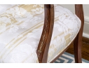 Quality Hepplewhite Style Painted Medallion Back Armchair