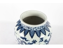 Chinese Blue And White Porcelain Dragon Jar With Xuande Mark