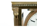 Neoclassical Style Brass Mantel Clock
