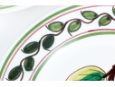 Set Of Fourteen Portuguese Hand-Painted Conimbricer Winterthur Interpretation Ceramic Plates