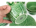 Assembled Fourteen Piece Collection Of Portuguese Ceramic Serving Items