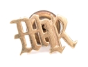 14k Yellow Gold Vintage Initialled 