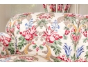 Custom Upholstered Sofa With Bullion Fringe
