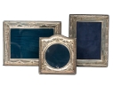 Three Sterling Silver Mounted Picture Frames