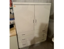 Contemporary White Laminate Wardrobe