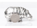Buccellati Sterling Silver Miniature Charming Standing Hippo, Retail $670