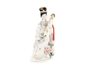 Vintage Chinese Porcelain Guanyin Figure With Pipa
