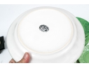 Fioriware Green Foliate Moulded Ceramic Plates
