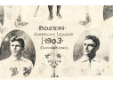 Collection Of Four Antique And Vintage Major League Baseball Posters With 1951 Pennant Poster