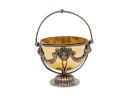 Fine Silverplate Vemeil Footed Bowl