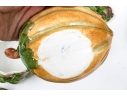 Fourteen Italian Hand-painted Naturalistic Vegetable Form Lidded Bowls Including Vietri