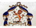 Chinese Export Armorial Style Lidded Porcelain Jar Mounted As A Table Lamp