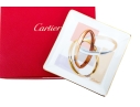 Cartier Trinity Motif Limoge Porcelain Trinket Tray, With Box