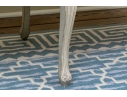 Elegantly Carved Upholstered Window Or Bed End Bench