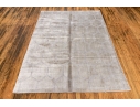 Hand Knotted Wool And Silkette Contemporary Carpet, 7' X 5', New