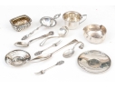 Fine Collection Of Eleven Sterling Silver Table Wares, 10.24 Ozt.