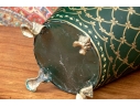 Vintage Footed Tole Cache Pot