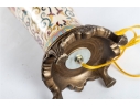 Hand-Painted Floral Porcelain Table Lamp