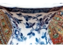 Pair Of Decorative Blue And White Porcelain Vases