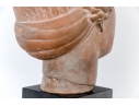 Neoclassical Terracotta Head On Stand