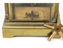 Neoclassical Style Brass Mantel Clock
