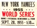 Collection Of Four Antique And Vintage Major League Baseball Posters With 1951 Pennant Poster