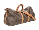 Louis Vuitton Vintage Brown Monogram Leather And Coated Canvas 