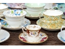 Collection Of Fourteen English Teacups And Saucers