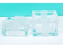 Tiffany & Co. Crystal Box With Bow And A Tiffany Box 