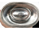 Antique English Victorian Silverplate Nautilus Spoon Warmer