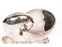 Antique English Victorian Silverplate Nautilus Spoon Warmer