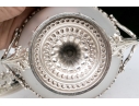 Silverplate And Glass Lidded Serving Bowl