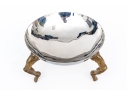 Michael Aram Stainless Bowl On Human Form Legs