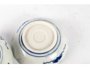 Group Of Four Blue And White Porcelain Plates