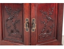 Chinese Carved Hexagonal Cabinet