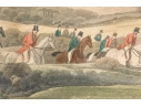 19th Century English Equestrian Color Engraving, Moore's Tally Ho: To The Sports, The Noble Tips