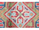 Hand-Knotted Wool Pakistan Kazak, 3'-1
