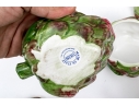 Fourteen Italian Hand-painted Naturalistic Vegetable Form Lidded Bowls Including Vietri
