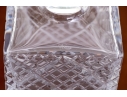 Faberge Cut Crystal Decanter With Stopper
